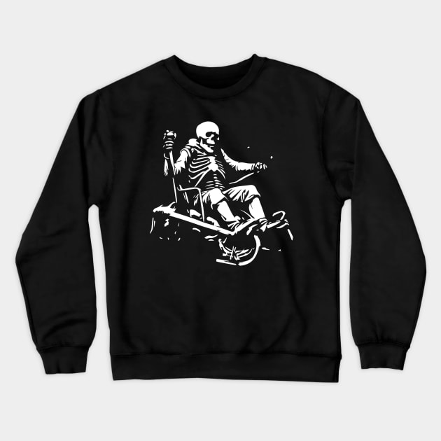 Santa Claus Skeleton Crewneck Sweatshirt by lkn